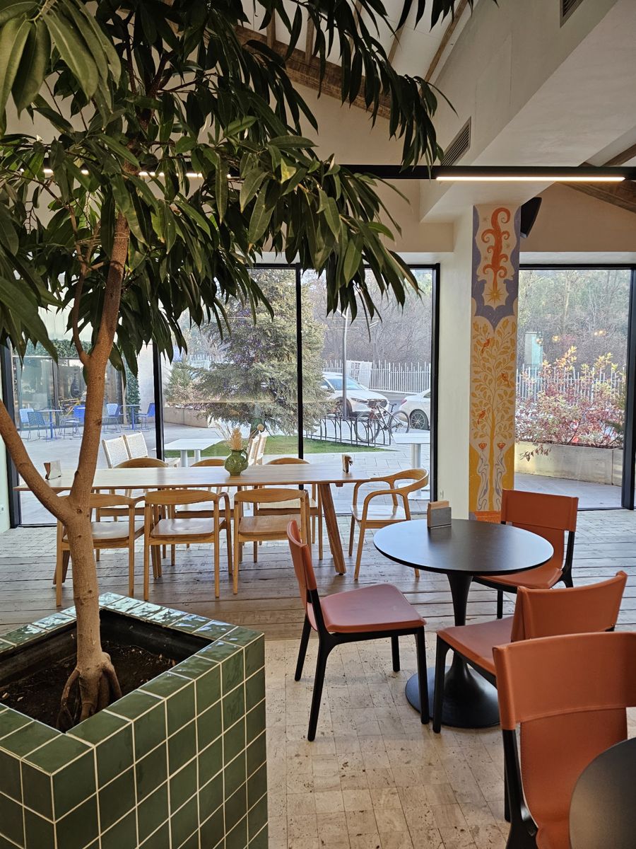 The dining room